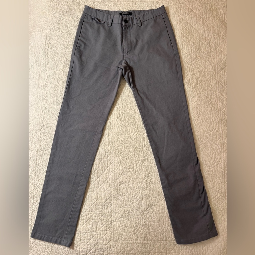Inflation Blue/Gray Straight Leg Pants